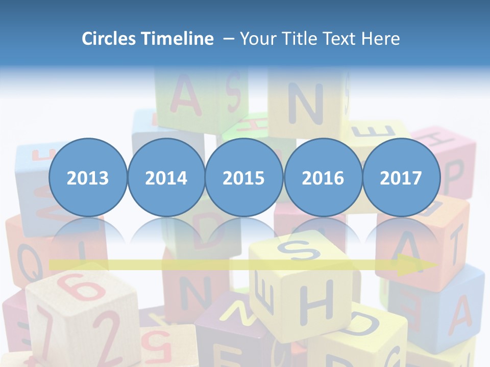 Game Alphabet Wooden PowerPoint Template