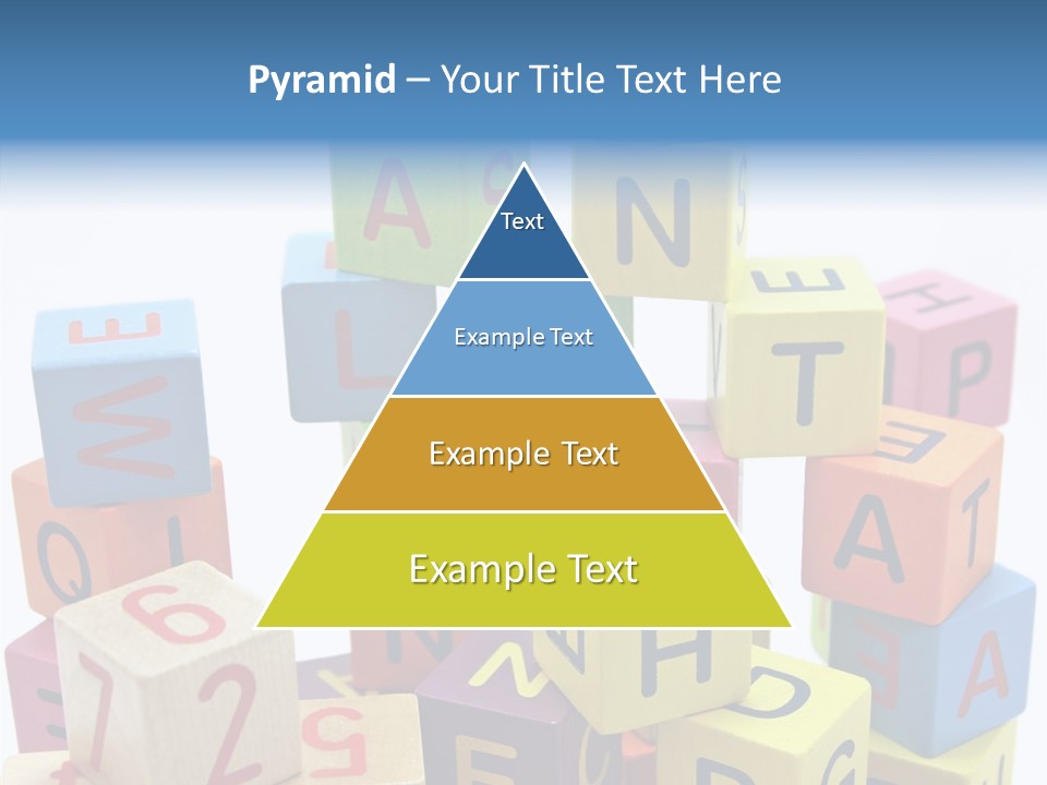 Game Alphabet Wooden PowerPoint Template