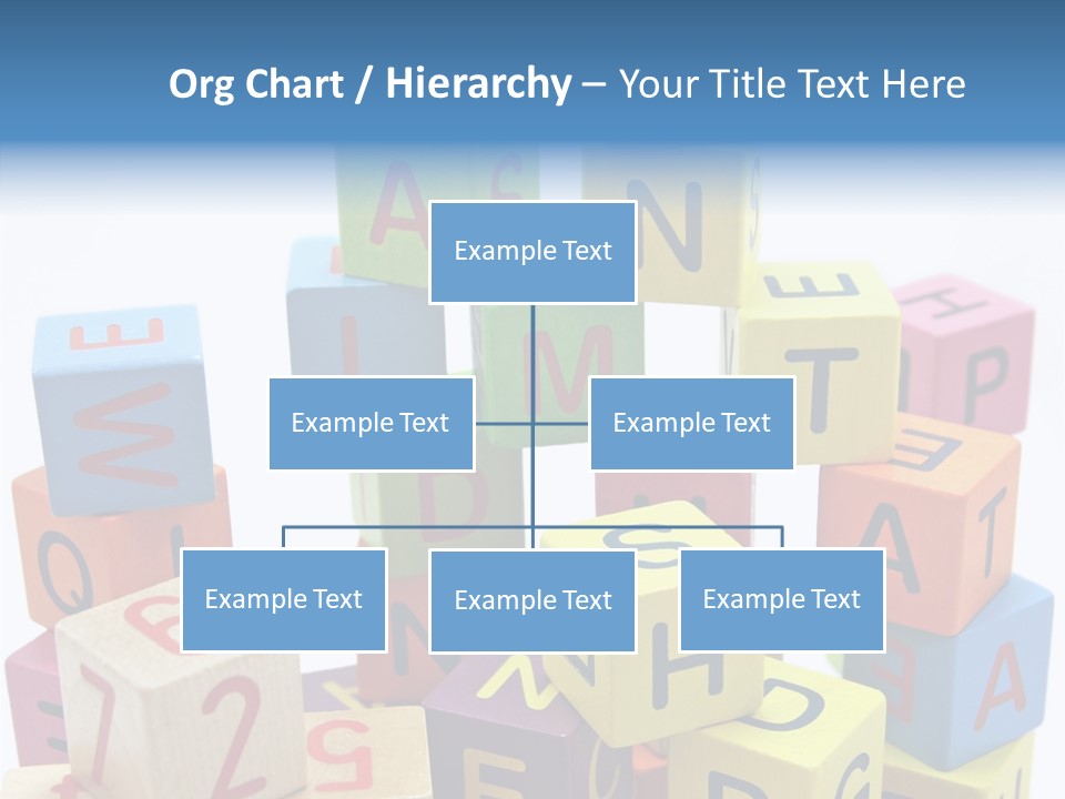 Game Alphabet Wooden PowerPoint Template