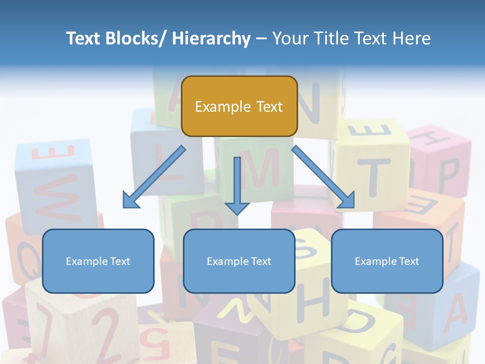 Game Alphabet Wooden PowerPoint Template