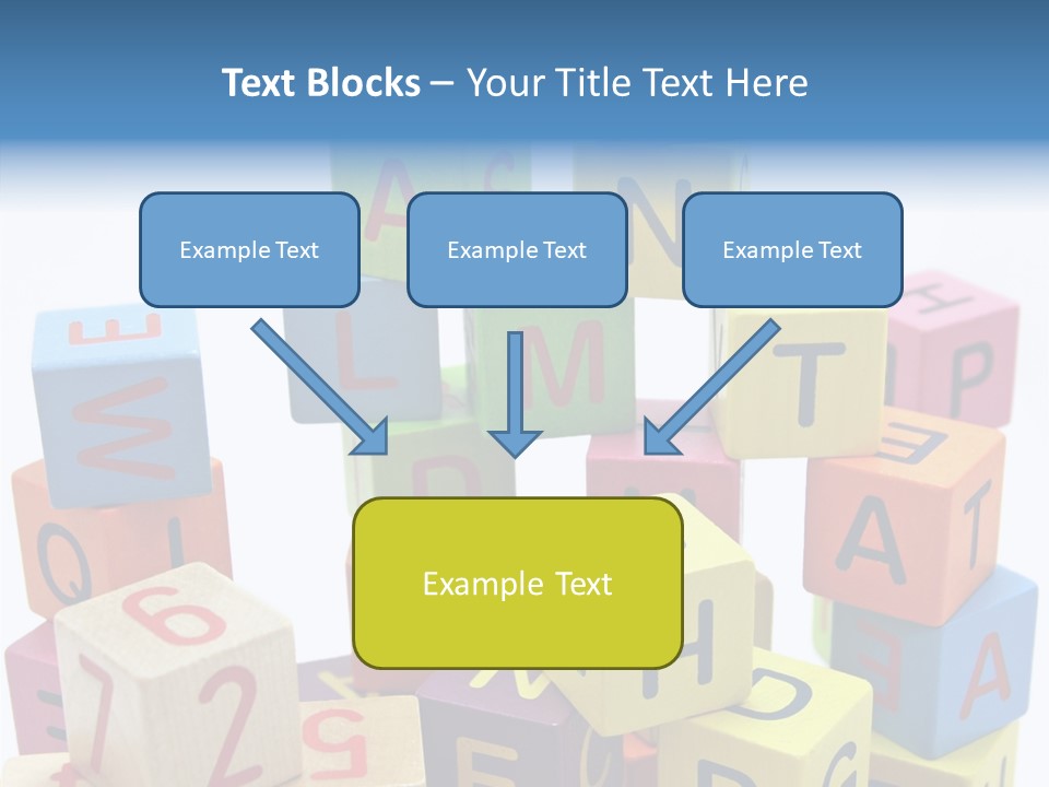 Game Alphabet Wooden PowerPoint Template