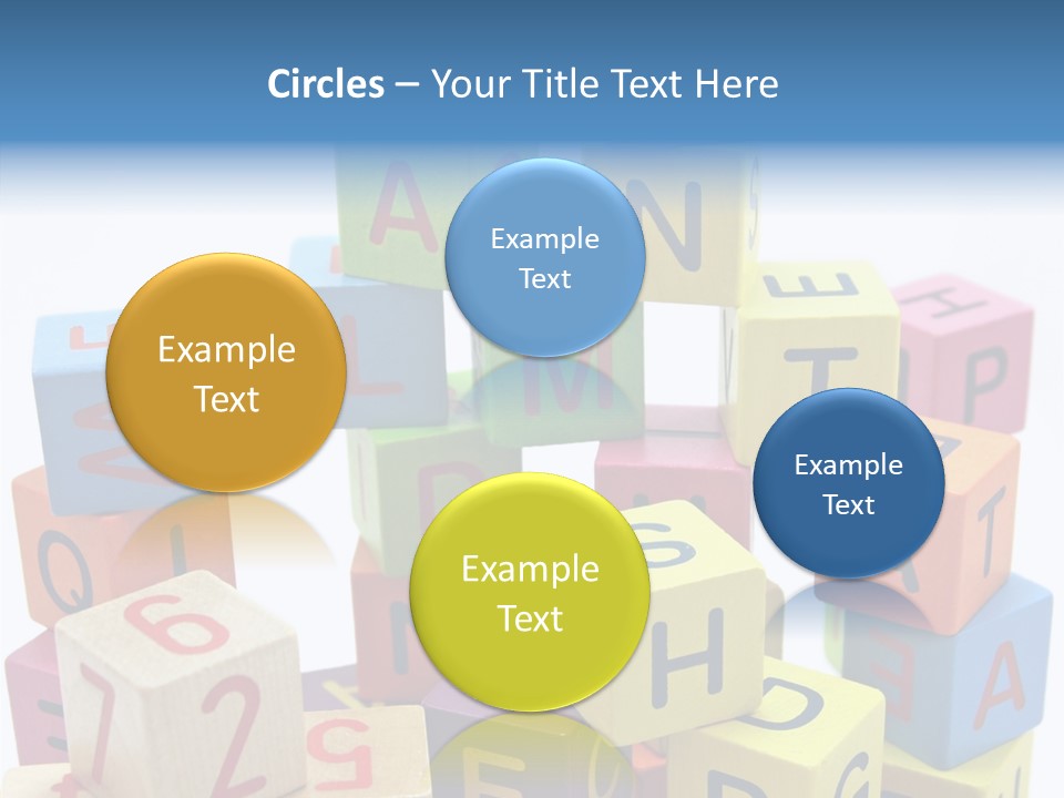 Game Alphabet Wooden PowerPoint Template