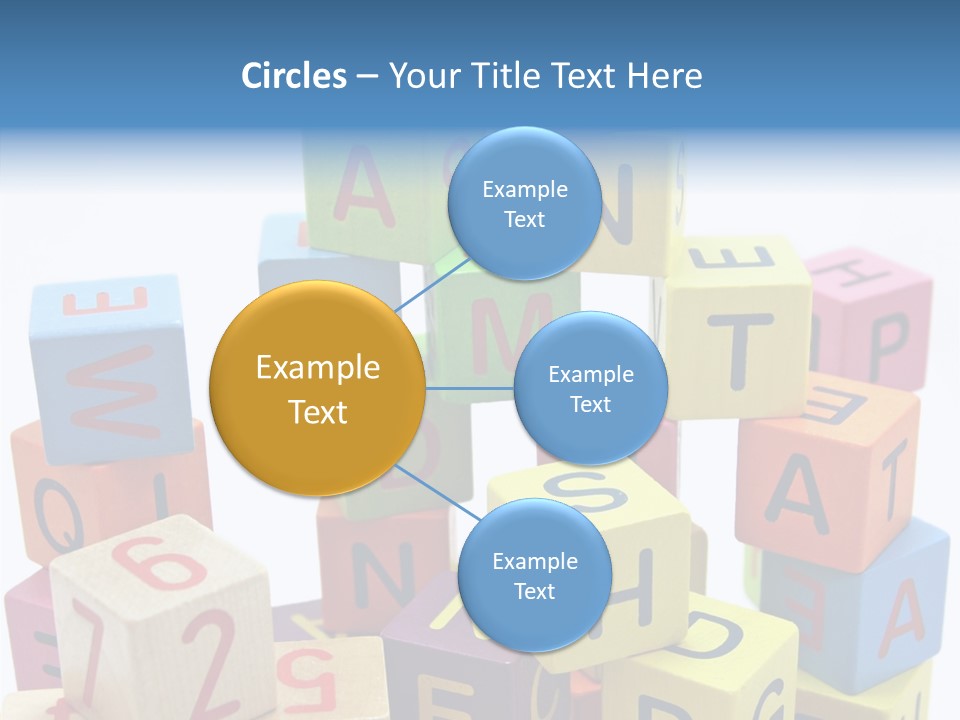 Game Alphabet Wooden PowerPoint Template