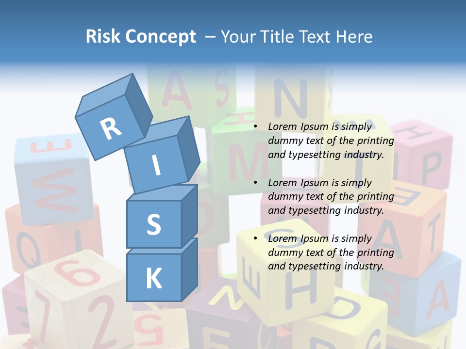 Game Alphabet Wooden PowerPoint Template