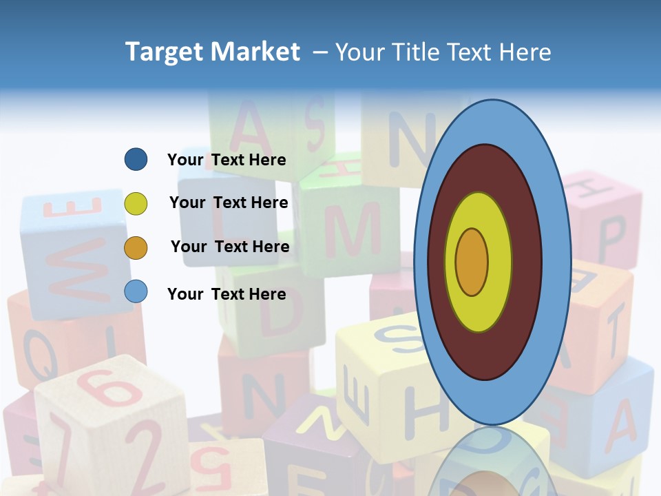 Game Alphabet Wooden PowerPoint Template