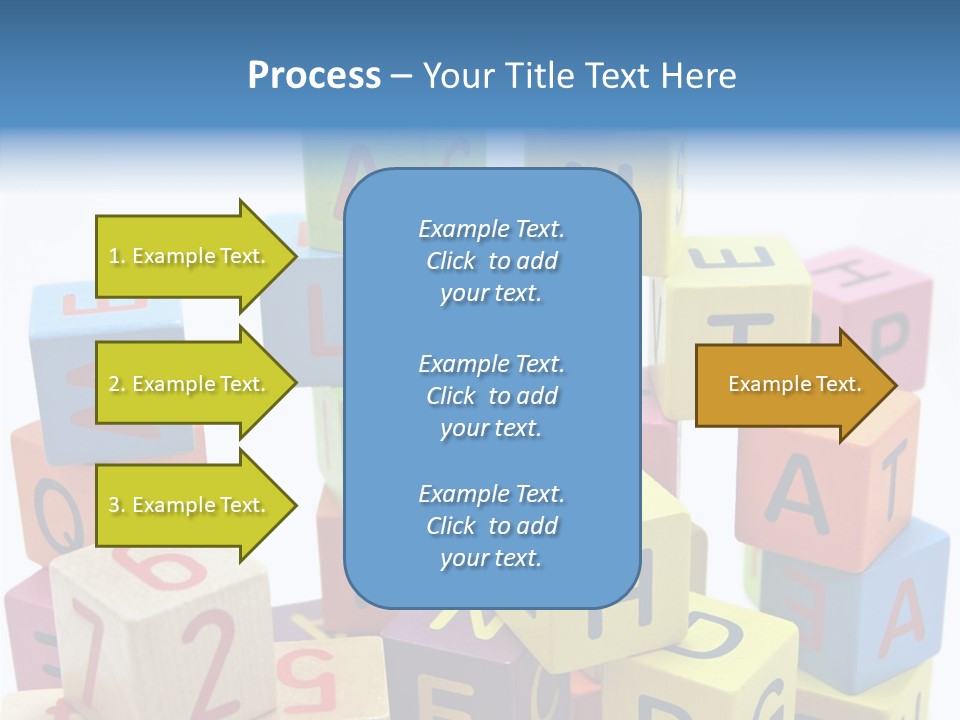 Game Alphabet Wooden PowerPoint Template