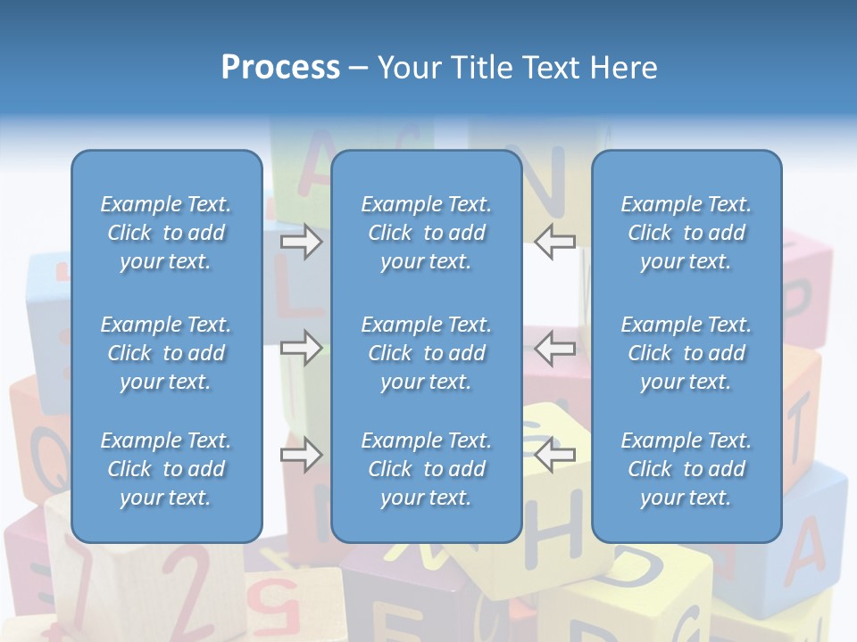 Game Alphabet Wooden PowerPoint Template