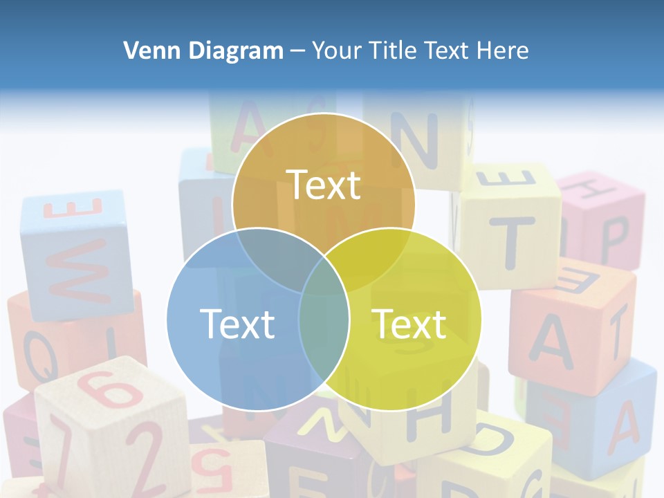 Game Alphabet Wooden PowerPoint Template