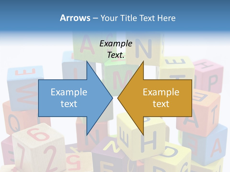 Game Alphabet Wooden PowerPoint Template