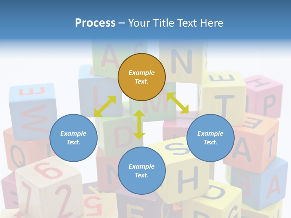 Game Alphabet Wooden PowerPoint Template