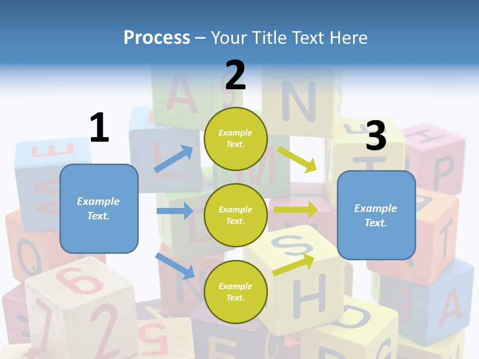 Game Alphabet Wooden PowerPoint Template
