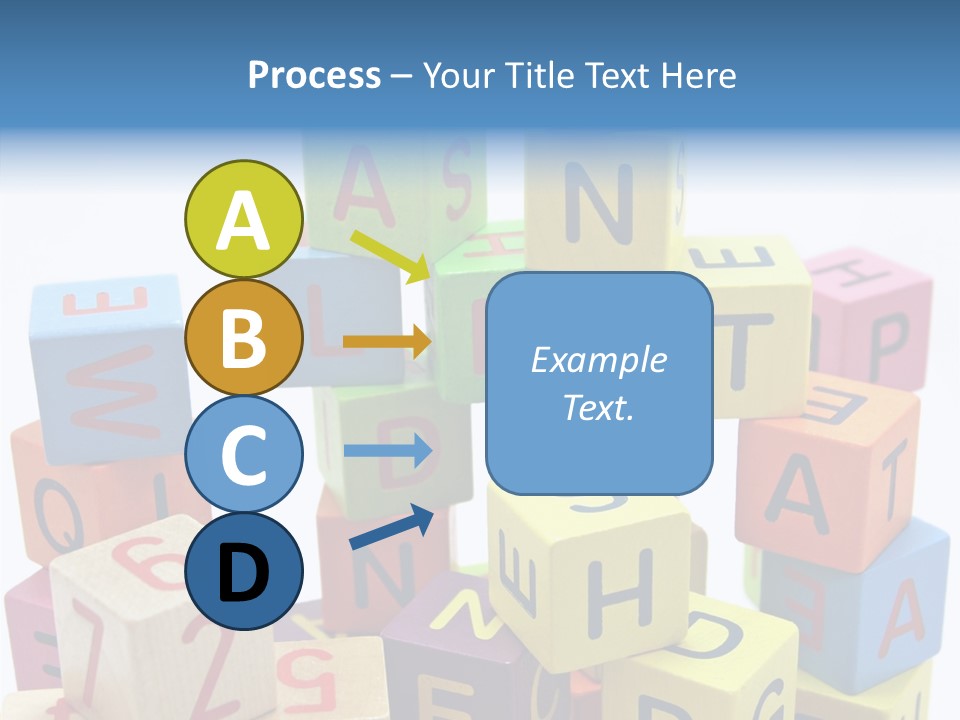 Game Alphabet Wooden PowerPoint Template