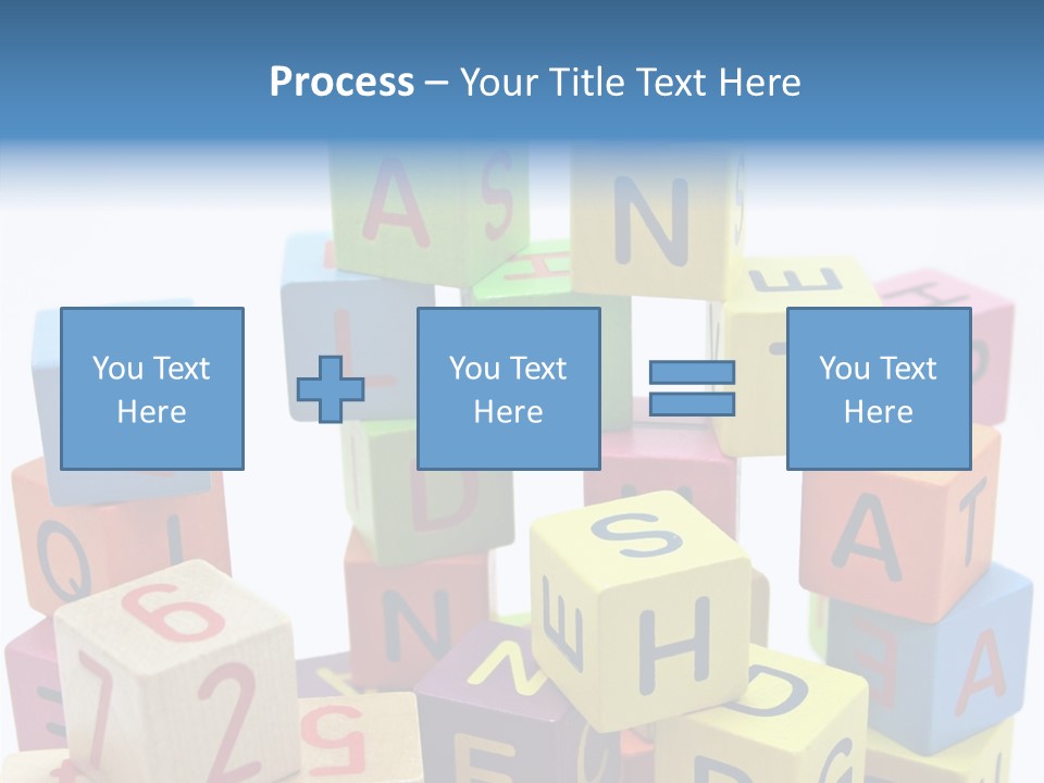 Game Alphabet Wooden PowerPoint Template