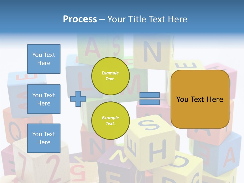 Game Alphabet Wooden PowerPoint Template