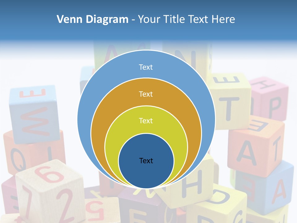 Game Alphabet Wooden PowerPoint Template