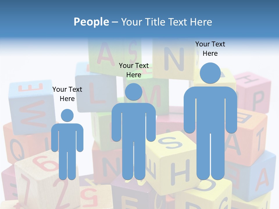 Game Alphabet Wooden PowerPoint Template