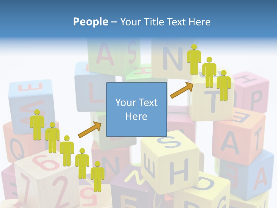 Game Alphabet Wooden PowerPoint Template