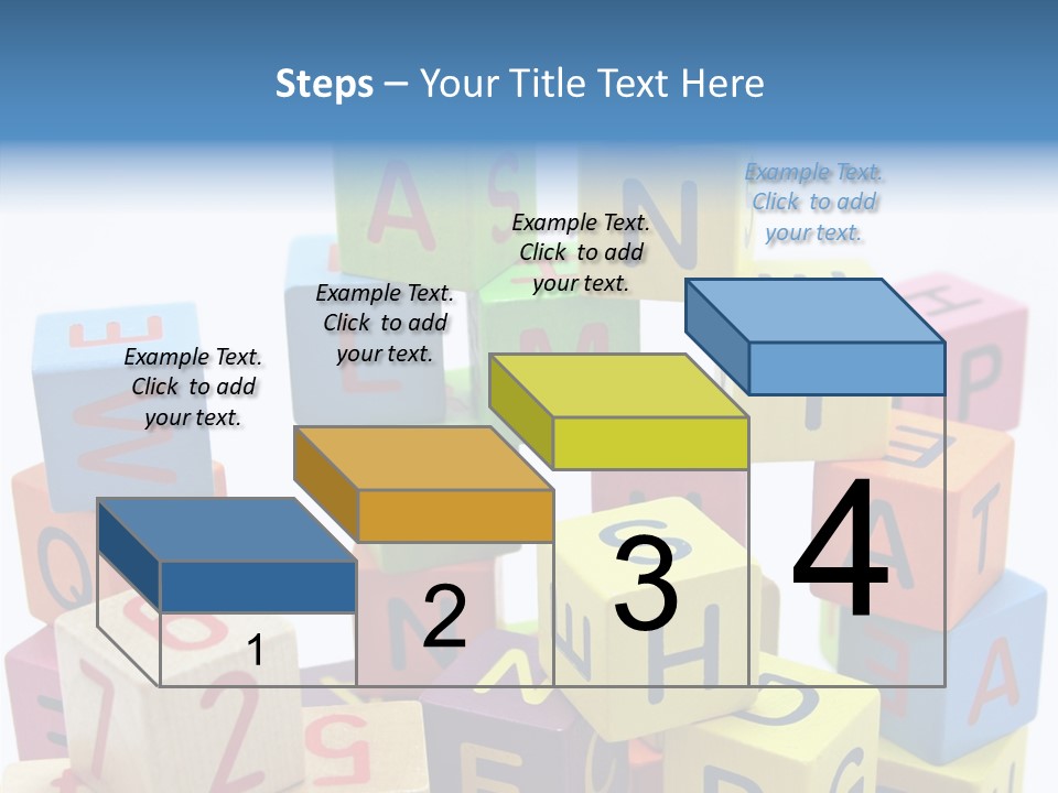 Game Alphabet Wooden PowerPoint Template