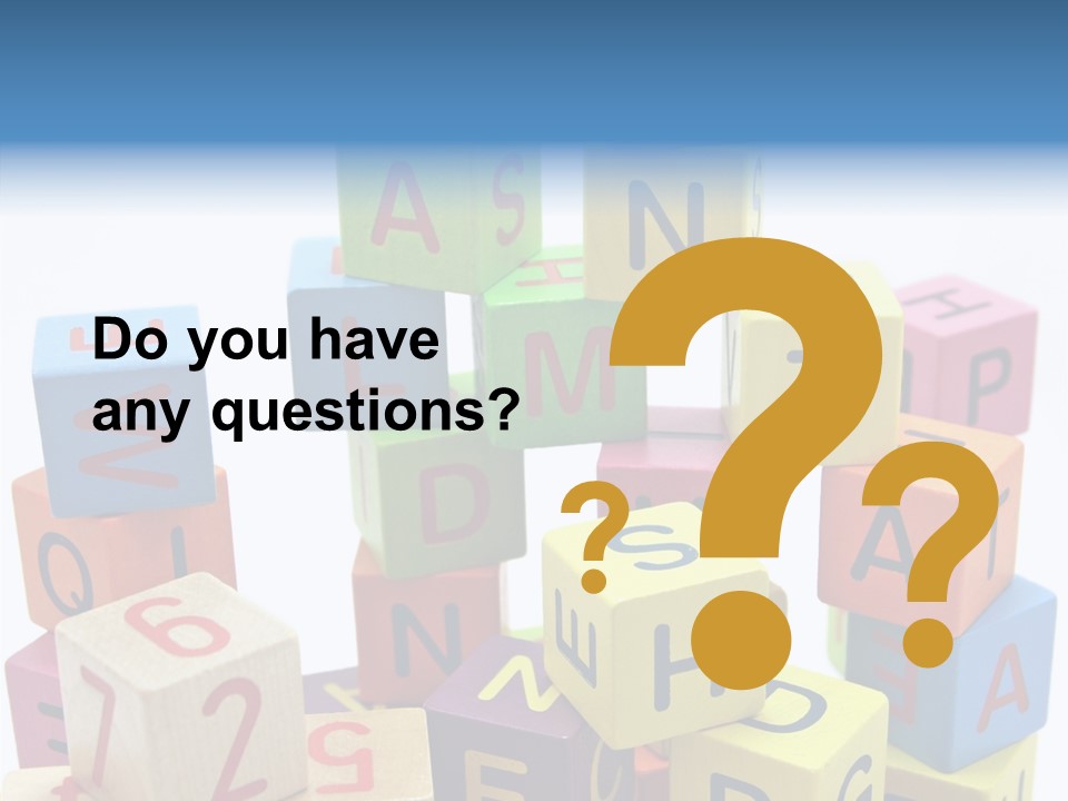 Game Alphabet Wooden PowerPoint Template