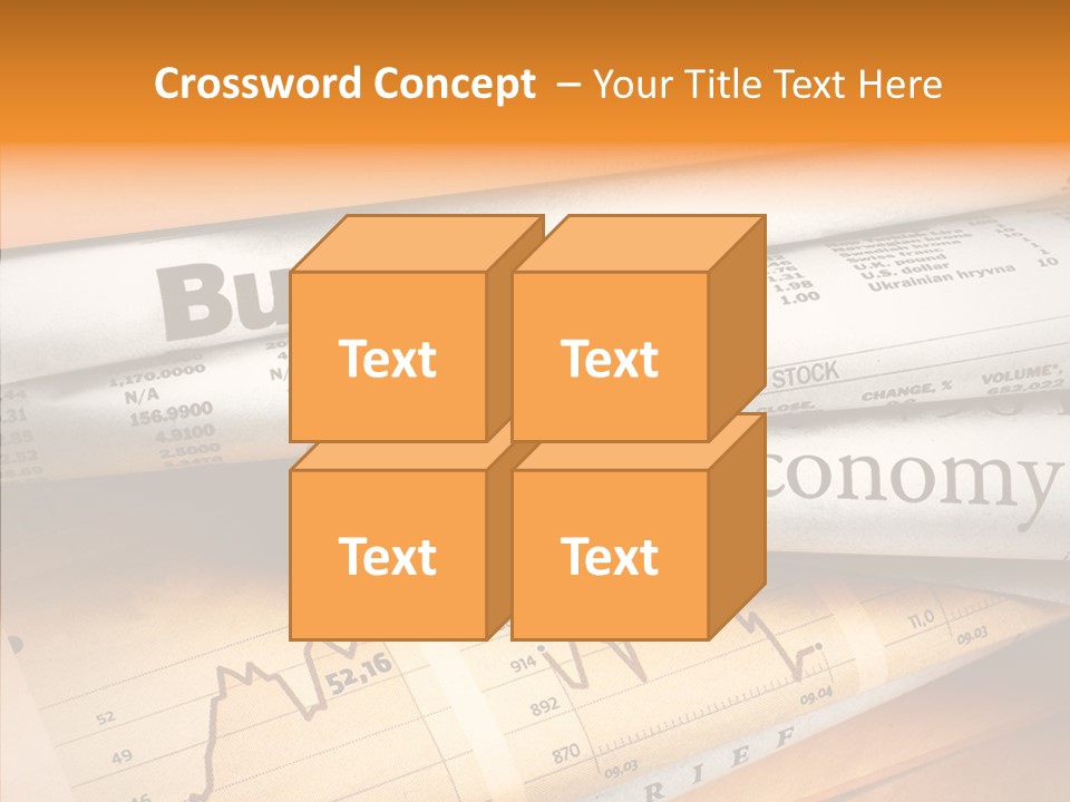 Text Print Everyday PowerPoint Template
