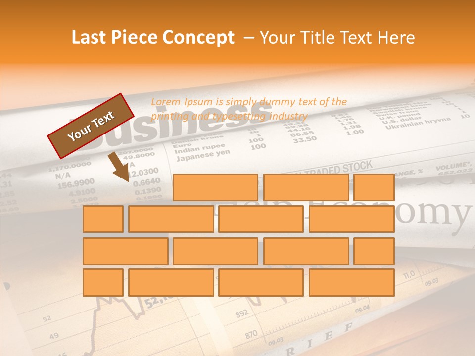 Text Print Everyday PowerPoint Template