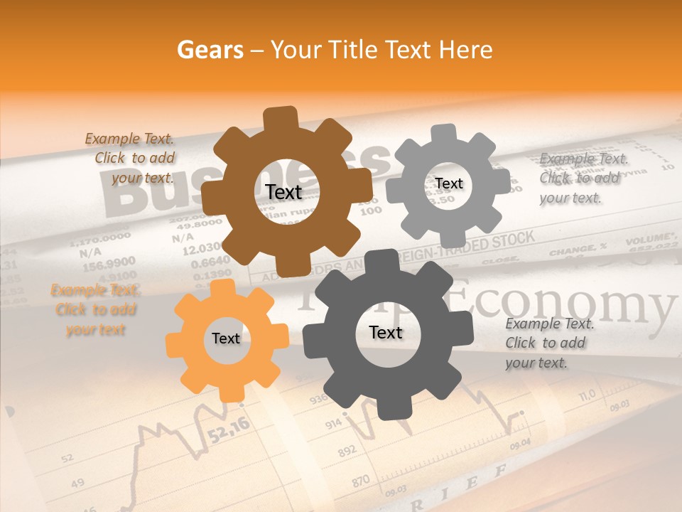 Text Print Everyday PowerPoint Template
