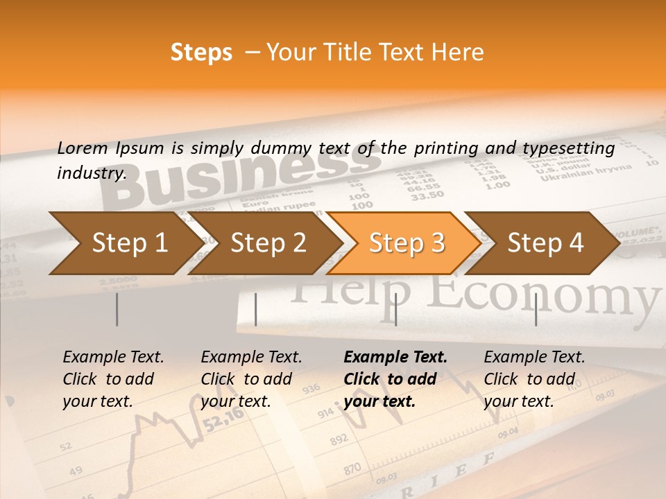Text Print Everyday PowerPoint Template