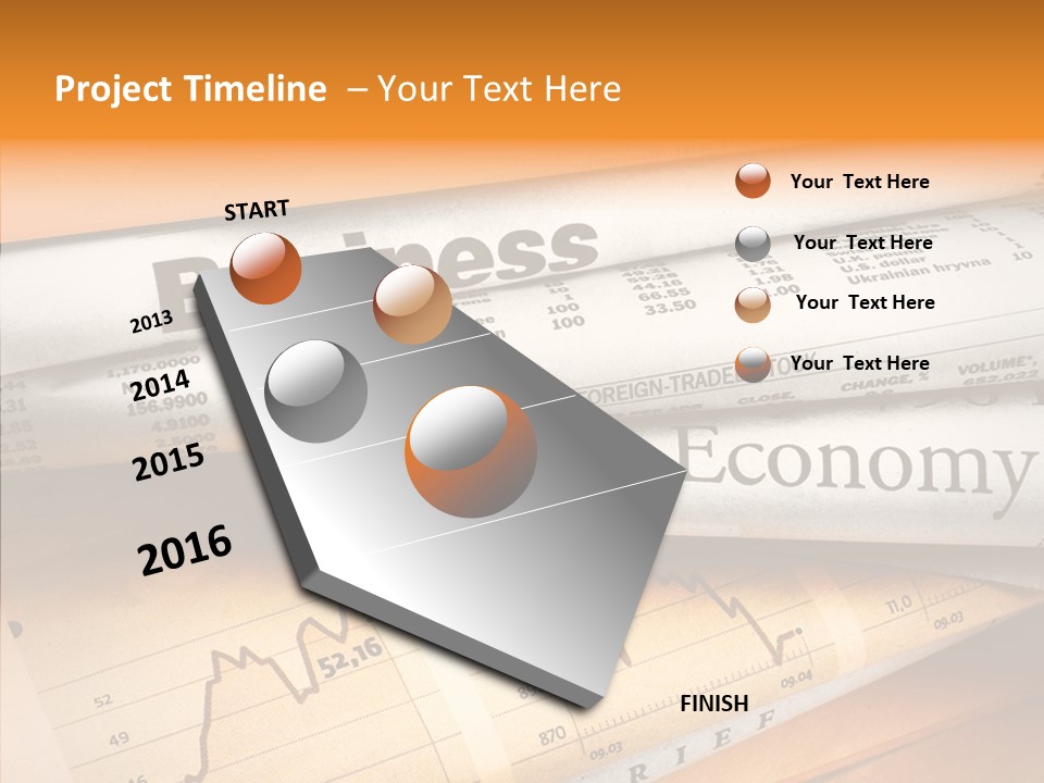Text Print Everyday PowerPoint Template