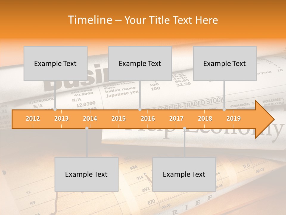 Text Print Everyday PowerPoint Template