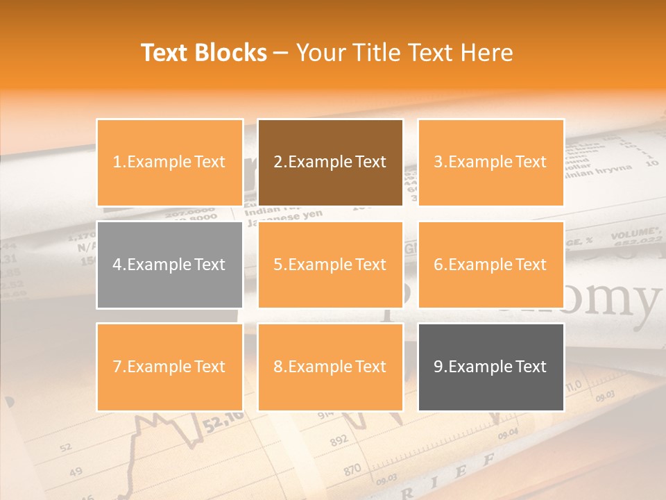 Text Print Everyday PowerPoint Template