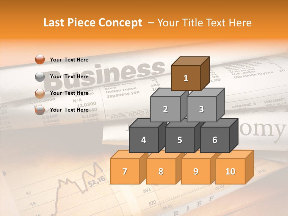 Text Print Everyday PowerPoint Template