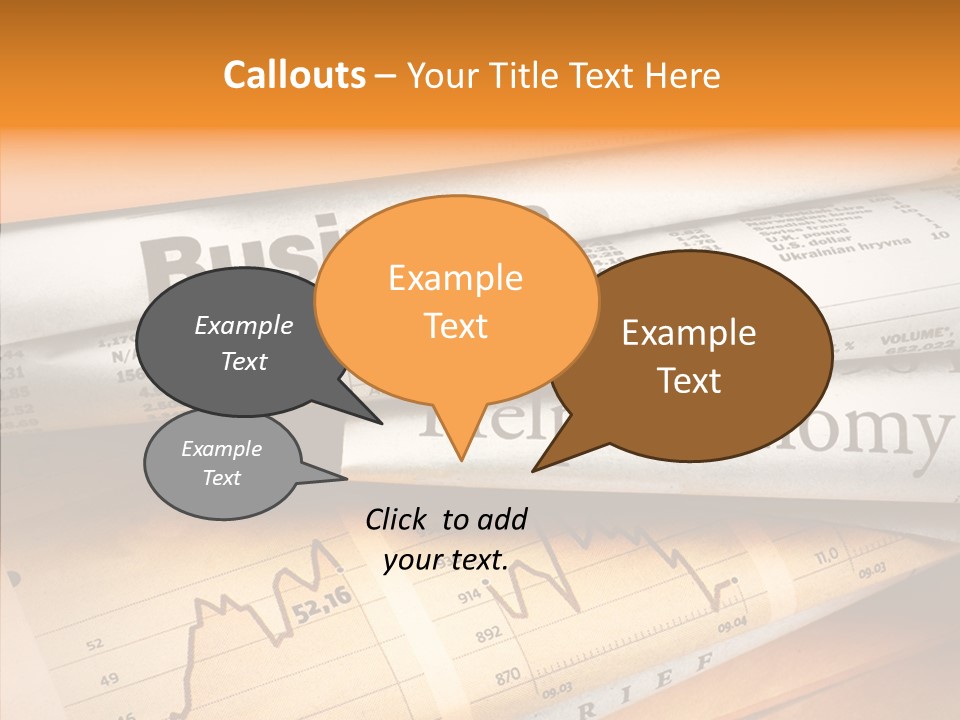 Text Print Everyday PowerPoint Template
