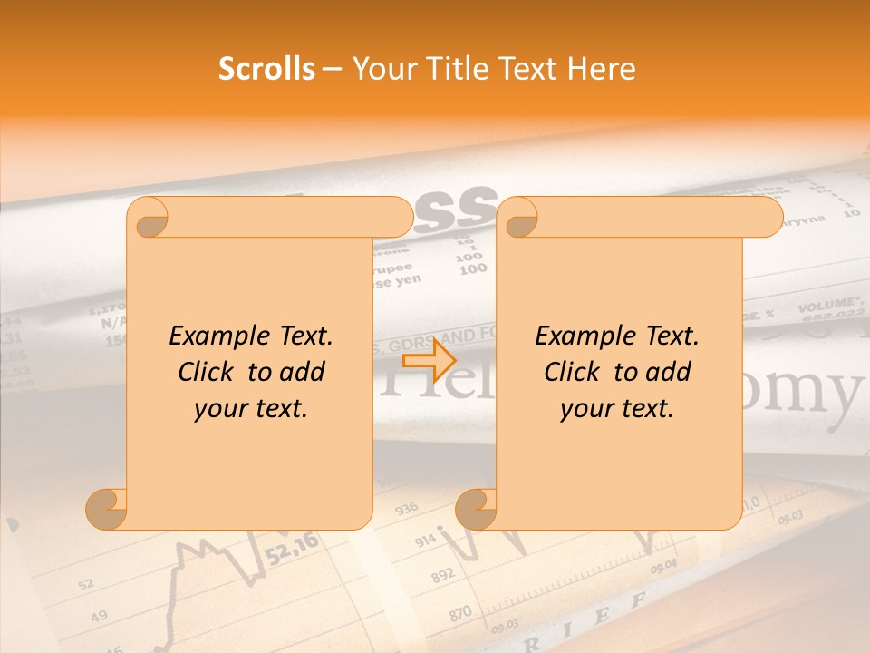 Text Print Everyday PowerPoint Template
