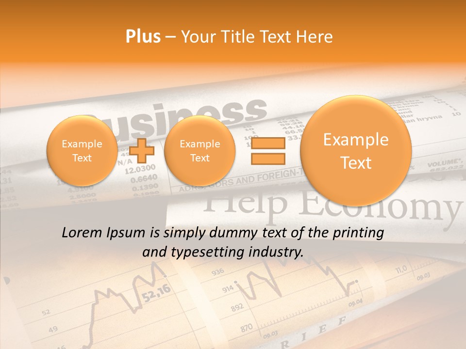 Text Print Everyday PowerPoint Template