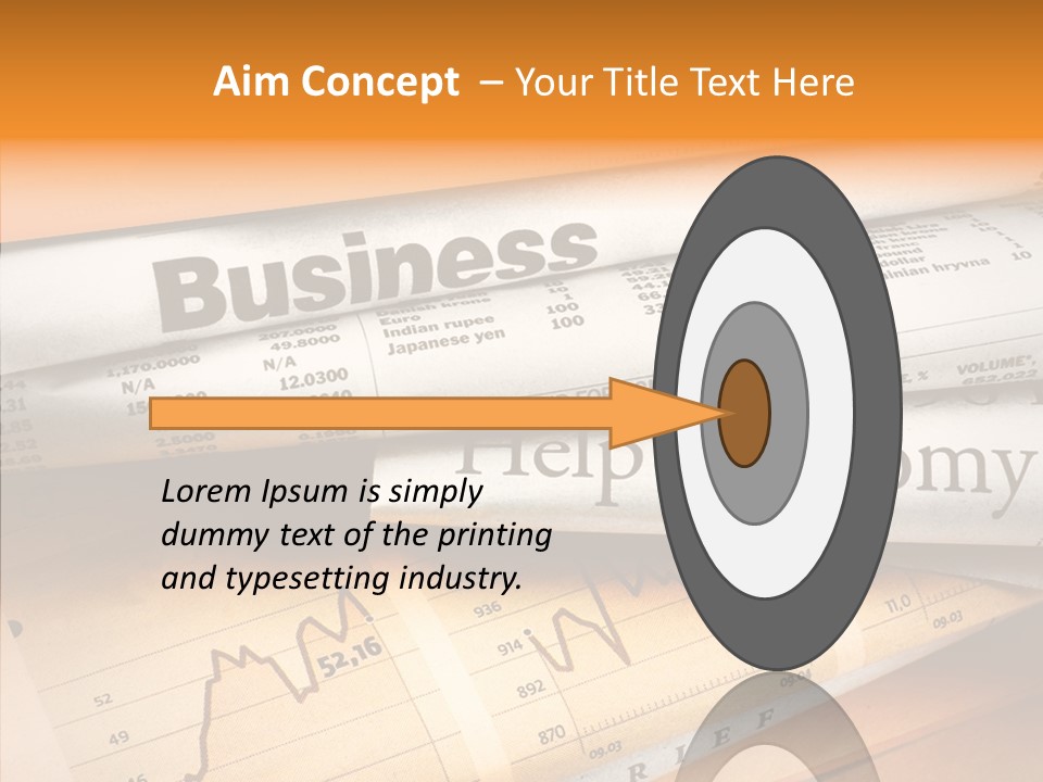 Text Print Everyday PowerPoint Template