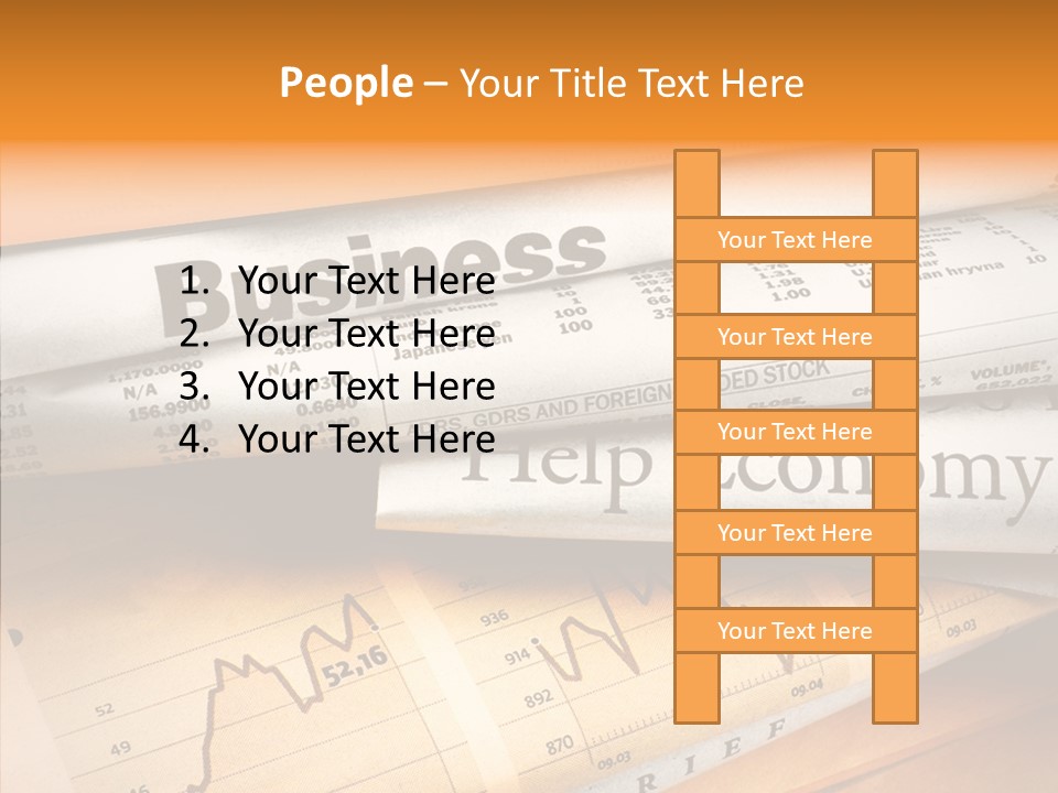 Text Print Everyday PowerPoint Template