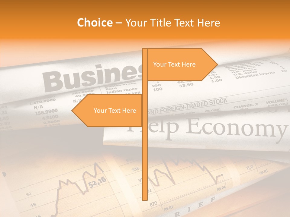 Text Print Everyday PowerPoint Template