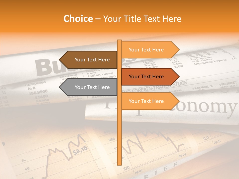 Text Print Everyday PowerPoint Template
