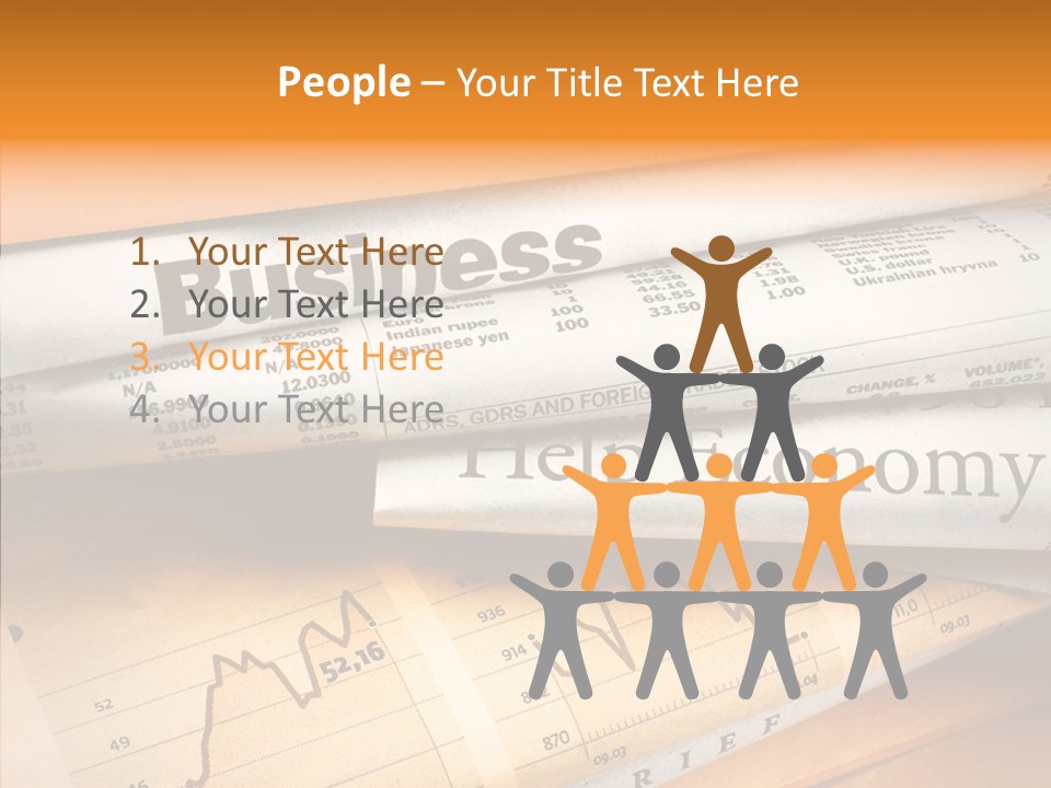 Text Print Everyday PowerPoint Template