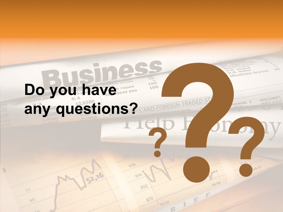 Text Print Everyday PowerPoint Template