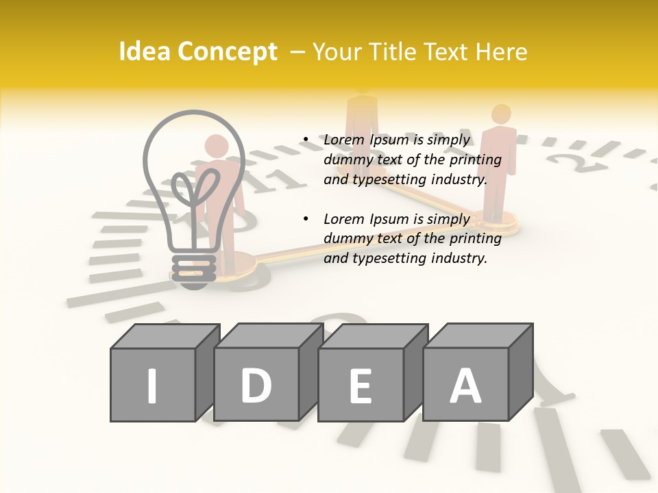 Team Conceptual Symbol PowerPoint Template