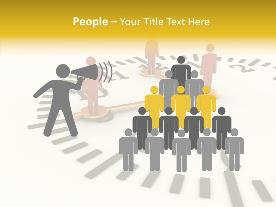 Team Conceptual Symbol PowerPoint Template