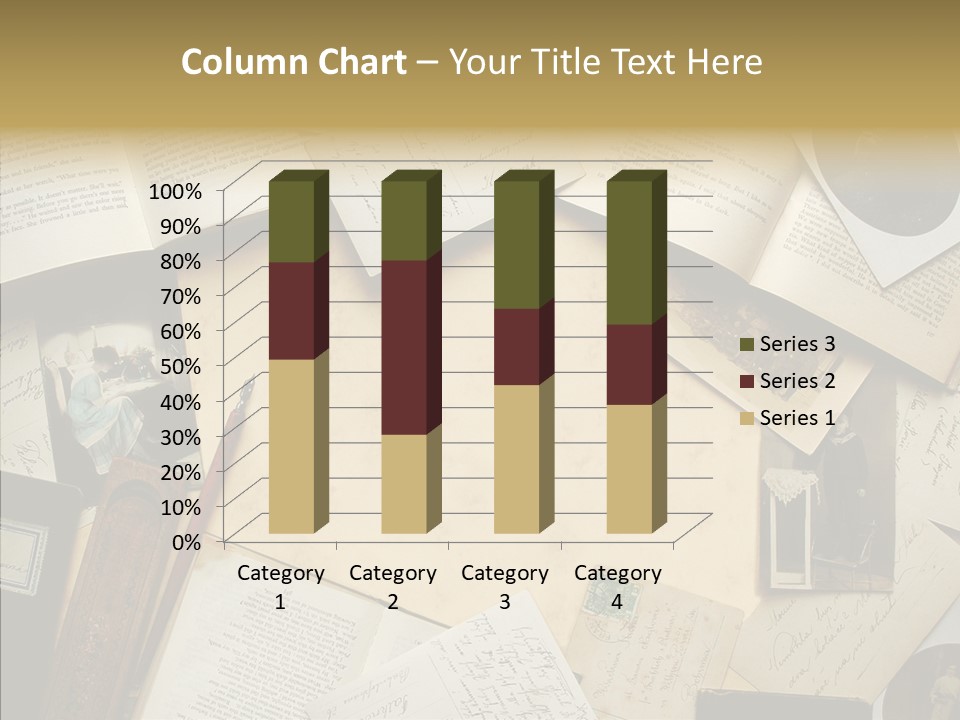 Correspondence Words Memories PowerPoint Template