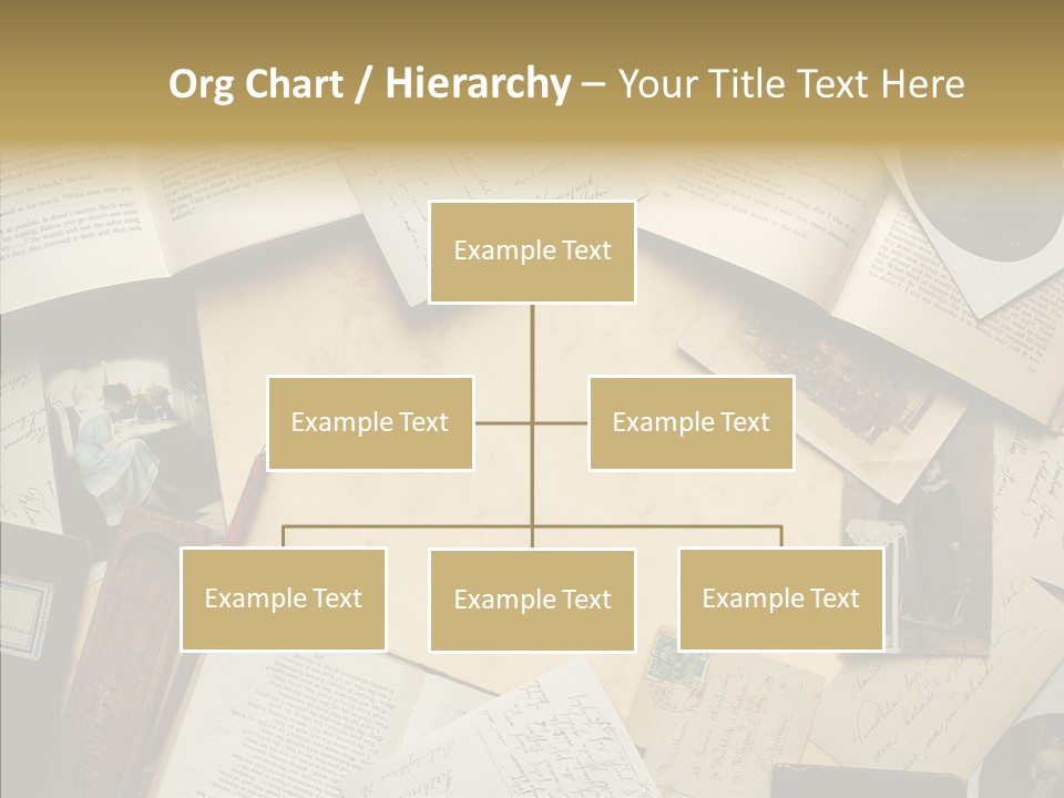 Correspondence Words Memories PowerPoint Template