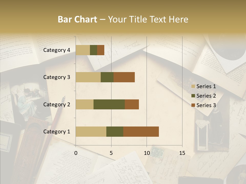Correspondence Words Memories PowerPoint Template