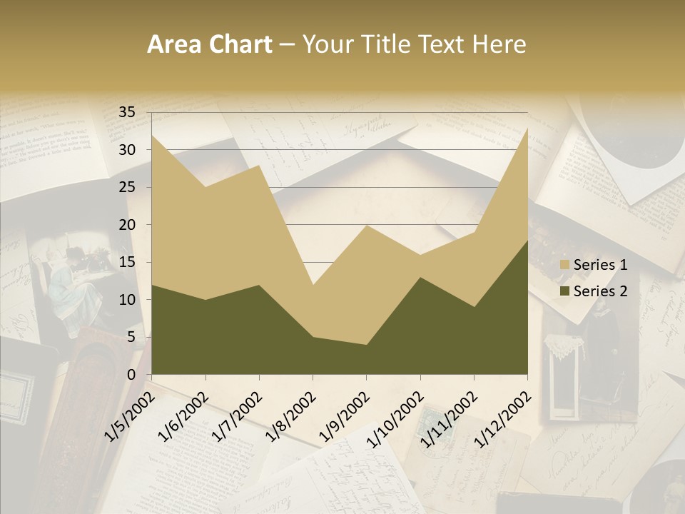 Correspondence Words Memories PowerPoint Template
