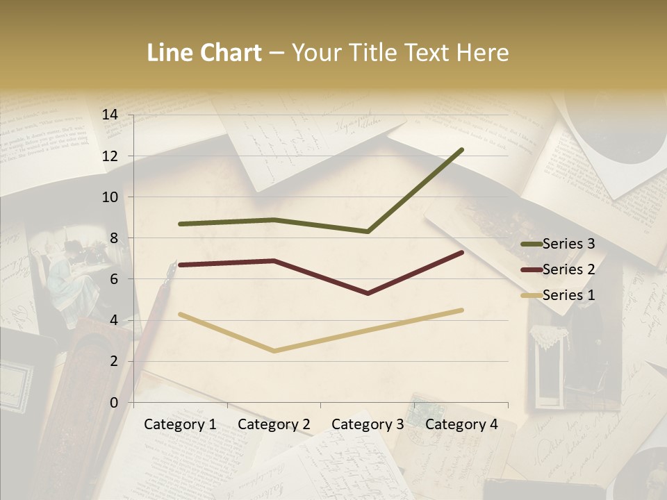 Correspondence Words Memories PowerPoint Template