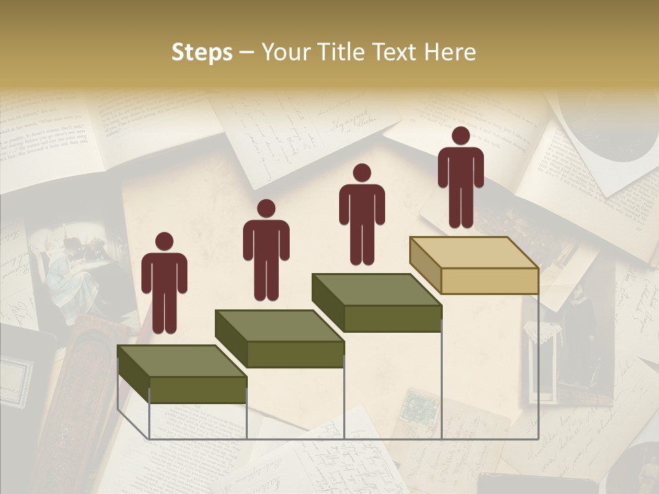 Correspondence Words Memories PowerPoint Template