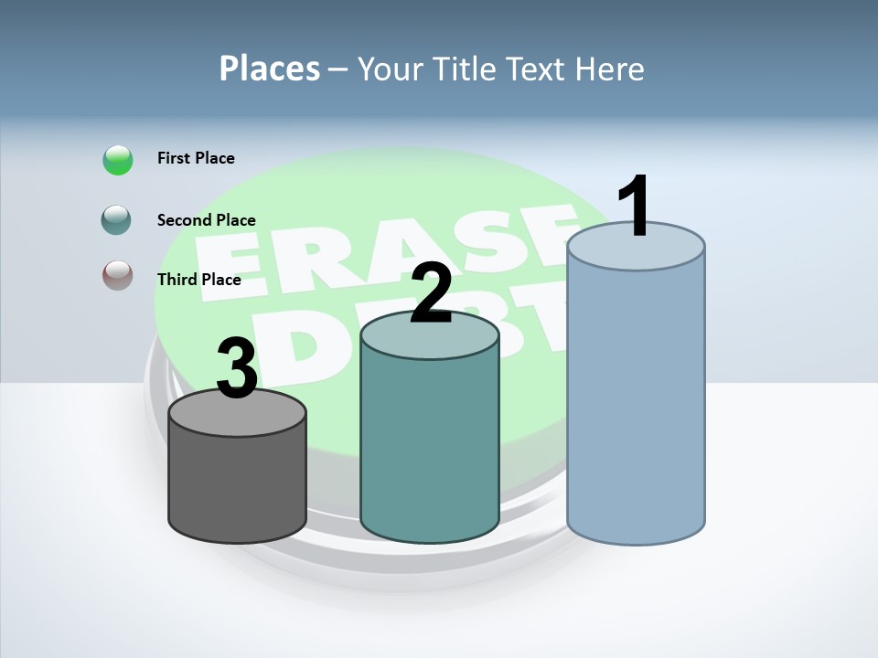 Adviser Economy Green PowerPoint Template
