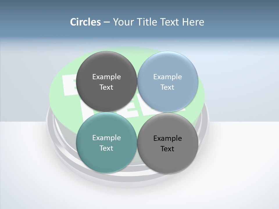 Adviser Economy Green PowerPoint Template